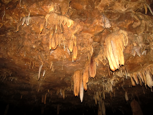Bentukan berupa drapery di dalam gua (Foto: IMPALA UB)